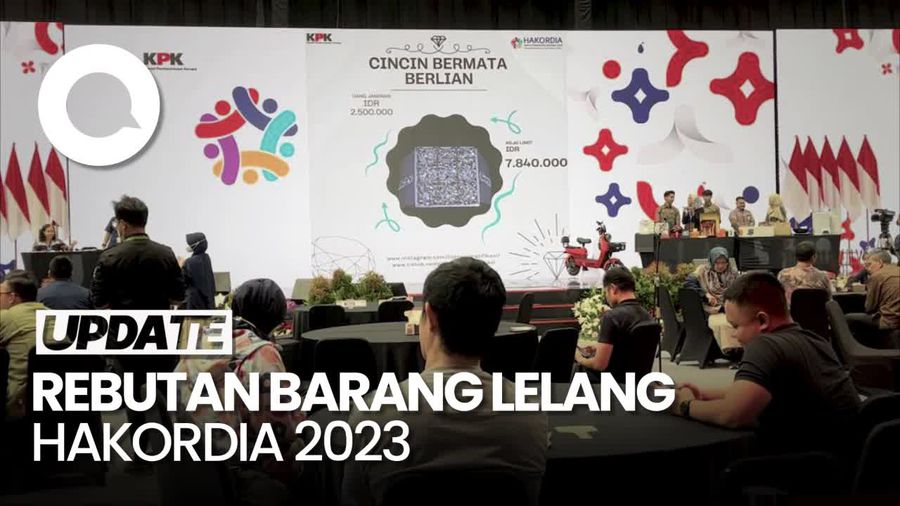 Rebutan Barang Hasil Gratifikasi di Hakordia 2023