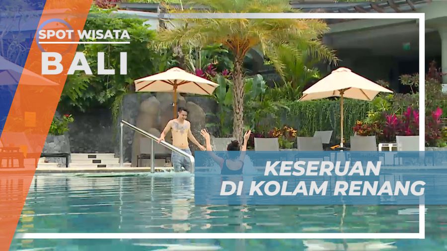 Seru-seruan Berenang Bebas Menikmati Fasilitas Hotel Mewah, Bali