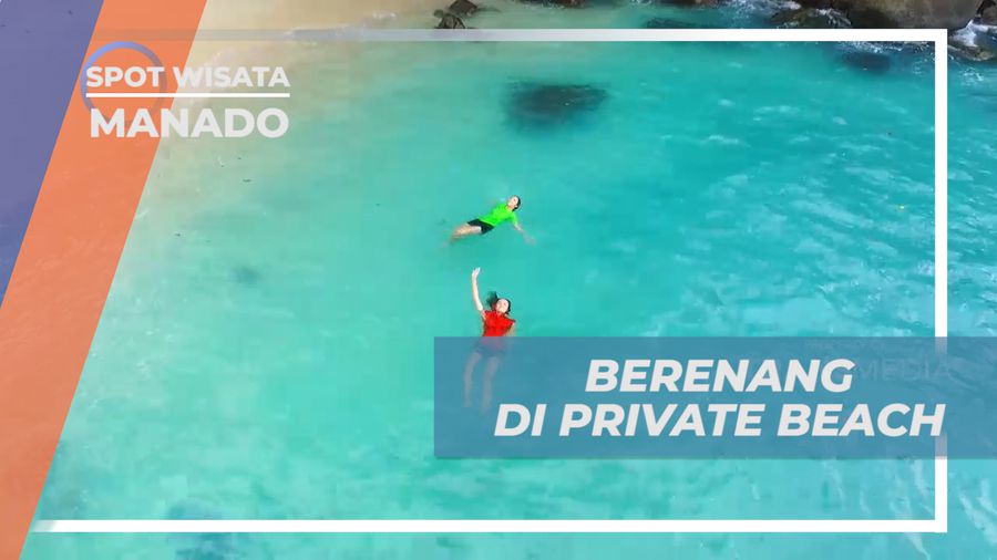 Seru-seruan Bermain Air di Pantai Pulisan yang Super Duper Indah, Manado