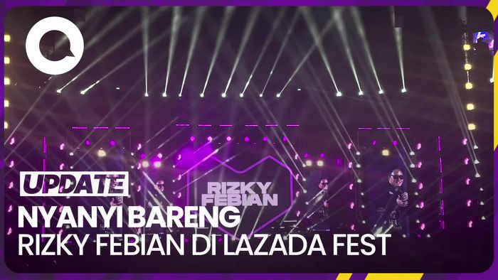 Mantra Cinta Rizky Febian Membius Lazada Fest 