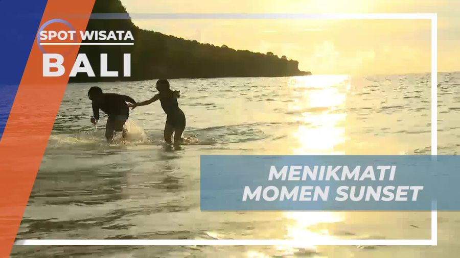 Menikmati Keindahan Panorama Sunset di Cristal Bay Nusa Penida Bali