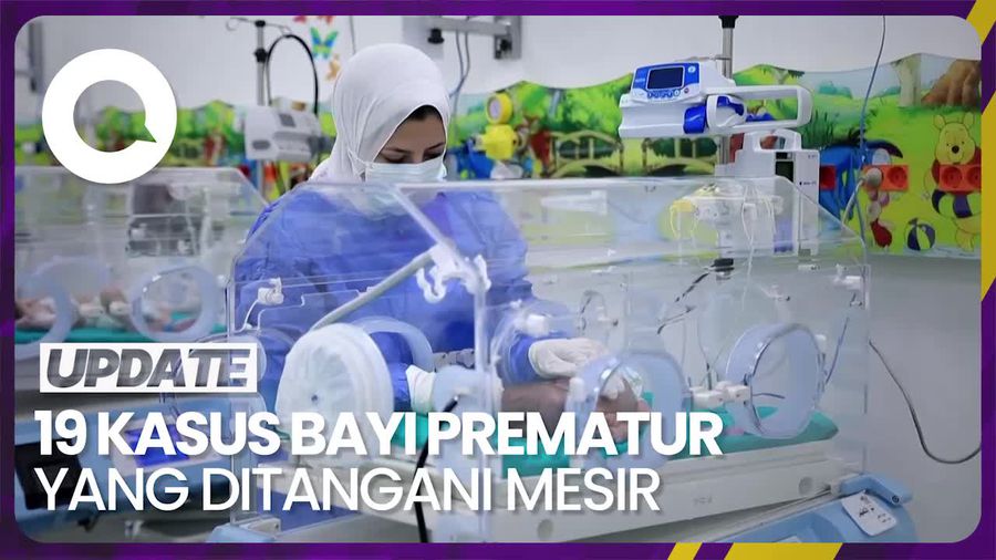 Kondisi 19 Bayi Prematur yang Ditangani Tim Medis di Mesir