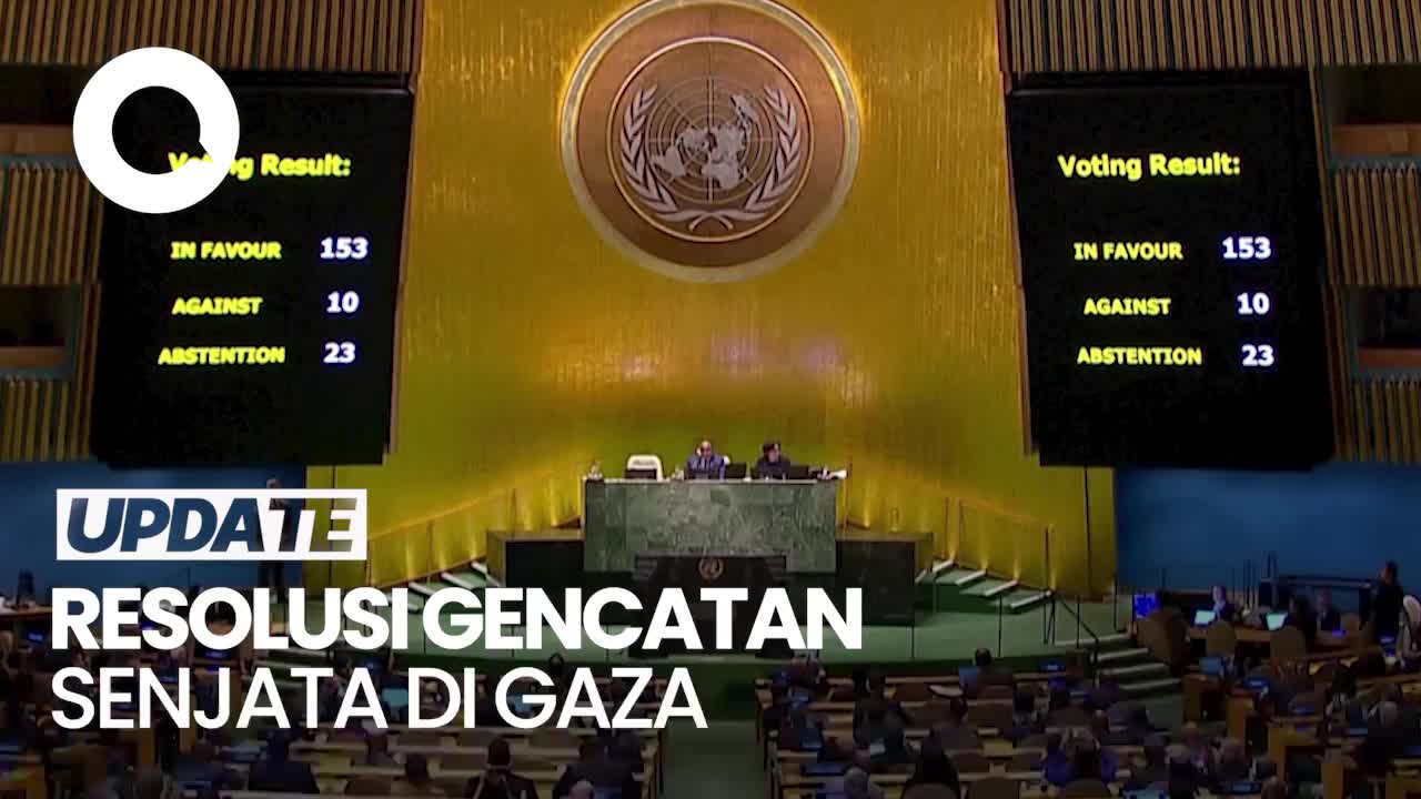 Majelis Umum PBB Sahkan Resolusi Gencatan Senjata Di Gaza