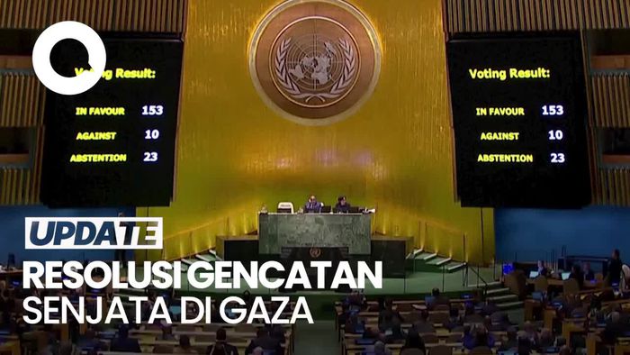 Majelis Umum PBB Sahkan Resolusi Gencatan Senjata di Gaza