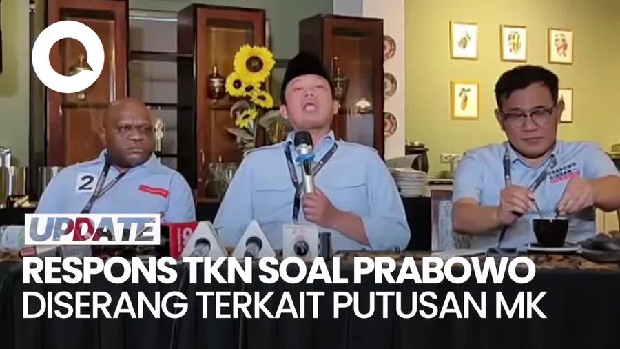 TKN Tanggapi Santai Prabowo Diserang Terkait Putusan MK