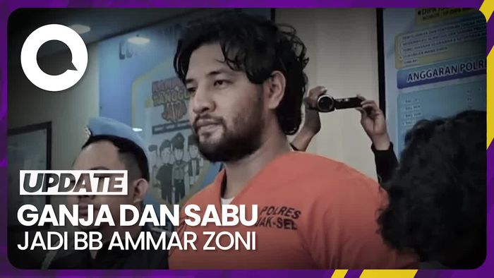 Polisi Amankan Ganja dan Sabu saat Ciduk Ammar Zoni