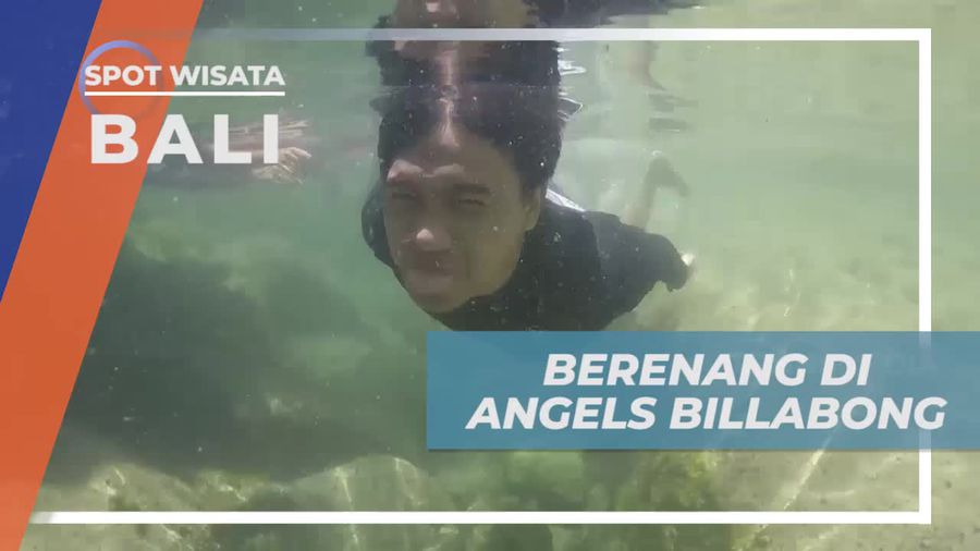 Berenang Melihat Kecantikan Karang Warna-warni di Angels Billabong Bali 