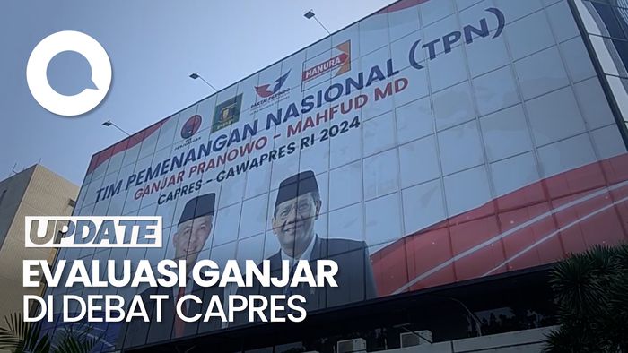 TPN Ganjar-Mahfud Rapat Evaluasi Debat Capres Perdana 
