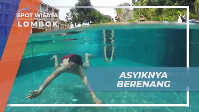 Awali Hari Dengan Berenang Bebas Menikmati Fasilitas Hotel Mewah, Lombok