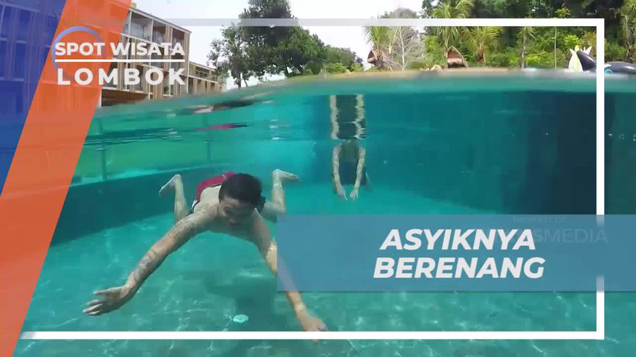 Awali Hari Dengan Berenang Bebas Menikmati Fasilitas Hotel Mewah, Lombok