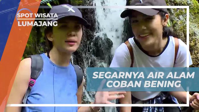 Menuruni Tangga Bambu dan Singgah di Coban Bening Dengan Kejernihan Airnya, Lumajang 