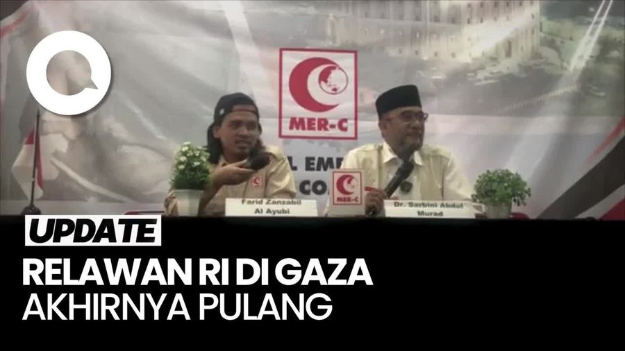 Relawan MER-C di Gaza Pulang ke RI Seusai 2 Minggu Tunggu Izin Israel