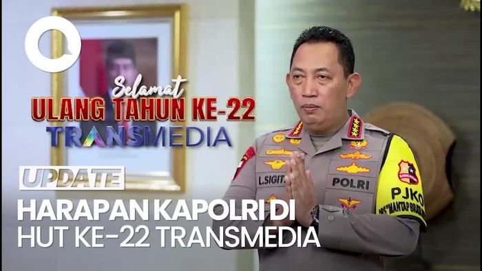 Pesan Kapolri di HUT ke-22 Transmedia: Terus Perluas Jangkauan Informasi
