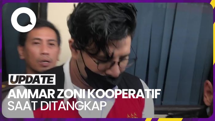  Polisi Sebut Ammar Zoni Kooperatif saat Diciduk