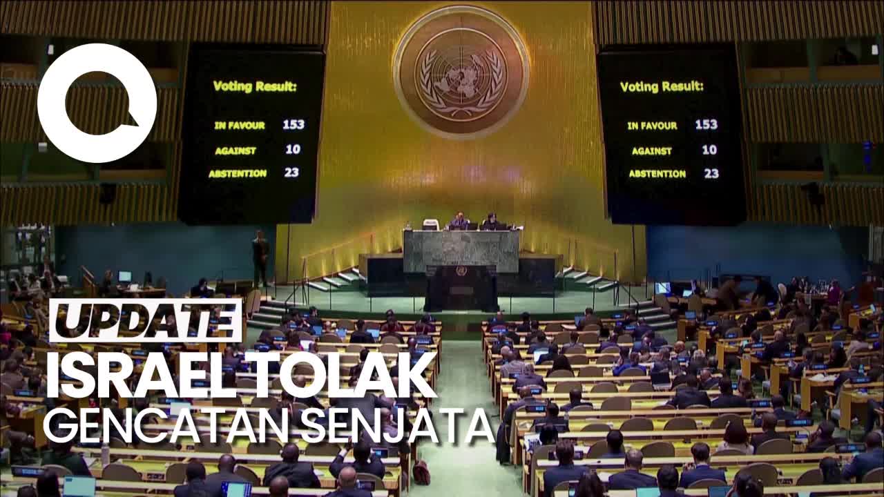 Respons Israel Seusai Majelis Umum PBB Sepakati Resolusi Gencatan ...