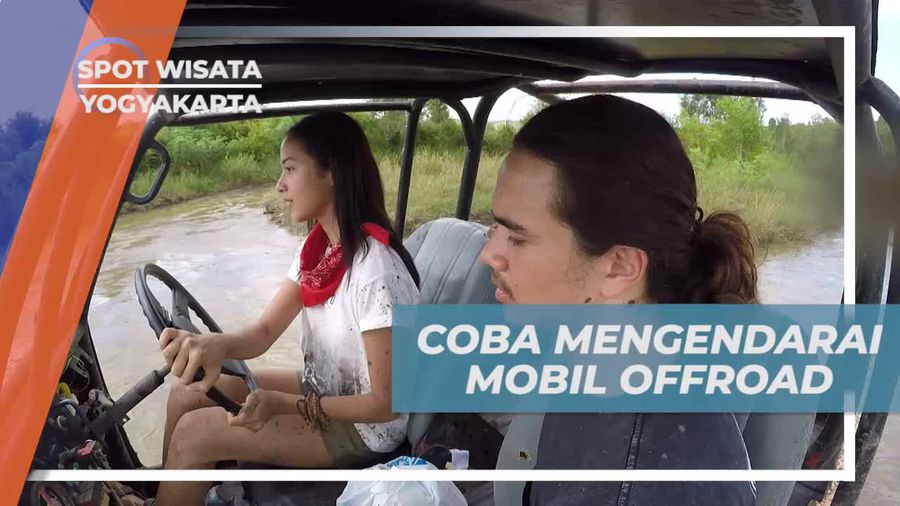Mencoba Mengendarai Mobil Offroad Dengan Lintasan yang Sulit, Desa Bejiharjo Yogyakarta 