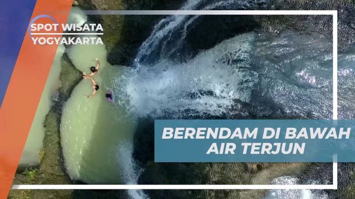 Berendam di Bawah Curug, Merasakan Kejernihan Air Terjun Kedung Kandang Yogyakarta 