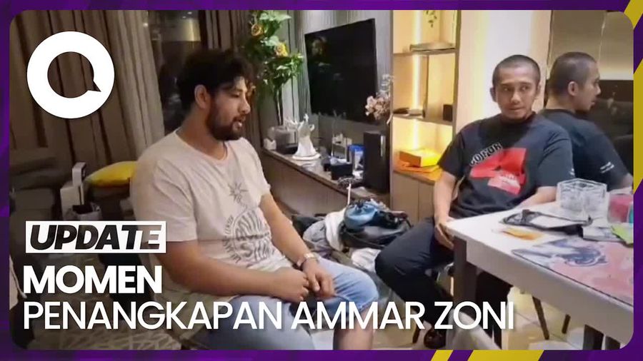 Detik-detik Penangkapan Ammar Zoni Gegara Narkoba 