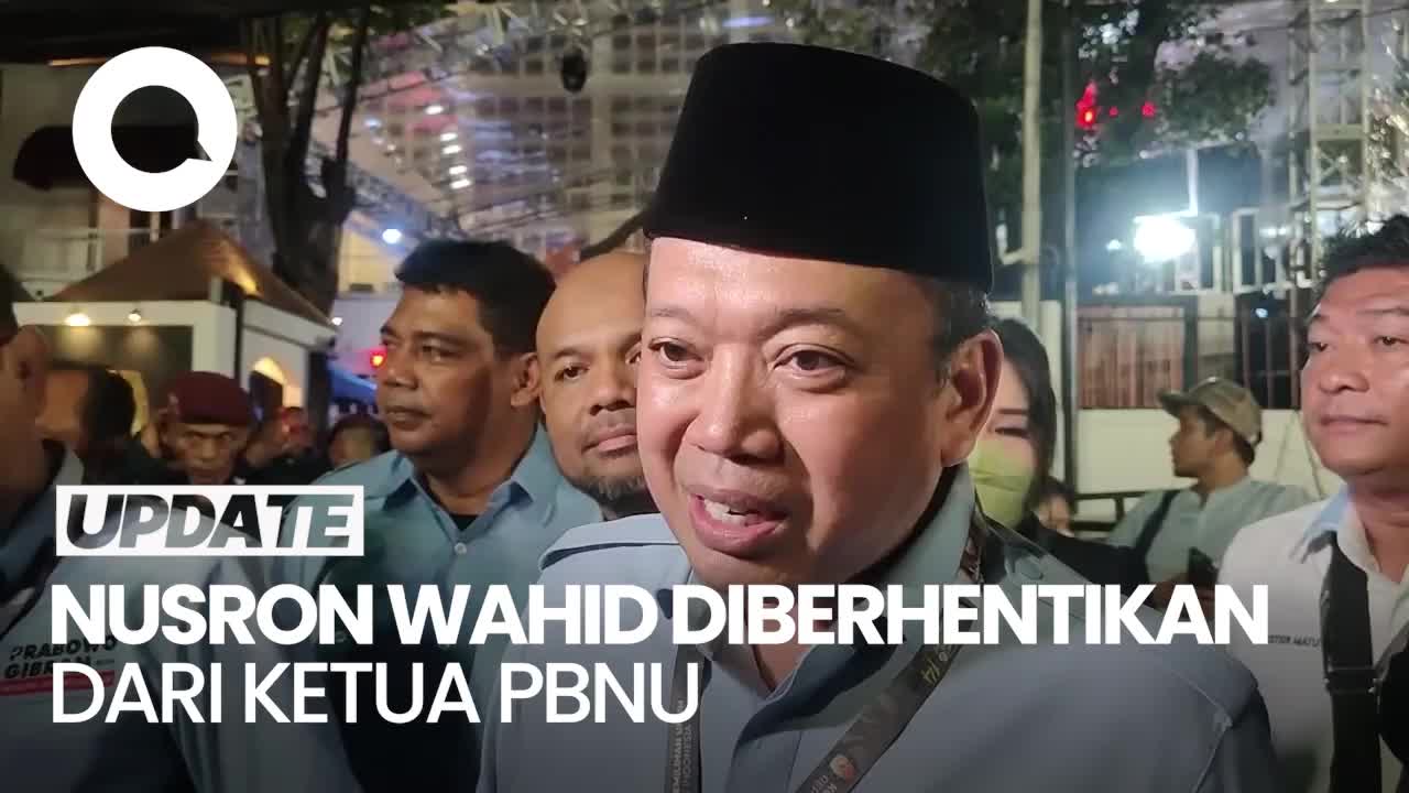 Respons Nusron Wahid Setelah Diberhentikan Dari Ketua PBNU