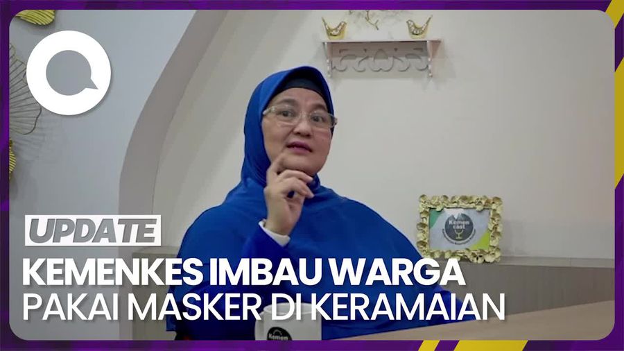 Kasus Covid-19 Naik, Kemenkes Imbau Warga Pakai Masker di Keramaian