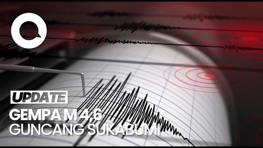 Update Gempa Sukabumi: Pusat Gempa di Darat, Magnitudo 4,6