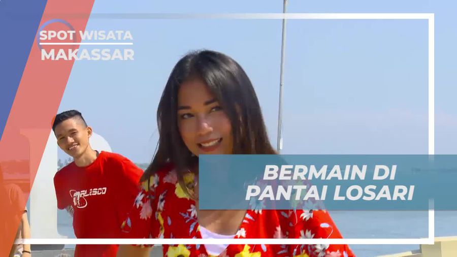 Bermain Sepatu Roda Menyusuri Pantai Losari Makassar