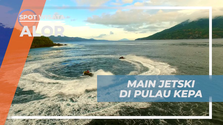Berpetualang di Pulau Kepa, Menjelajahi Lautan Dengan Naik Jetski, Alor
