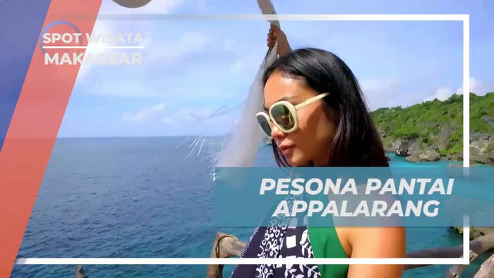 Menikmati Keindahan Pantai Appalarang dari Atas Tebing, Makassar 