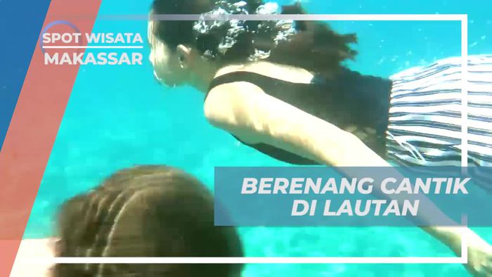 Seru-seruan Habiskan Waktu Berenang Seru di Pantai Appalarang, Makassar