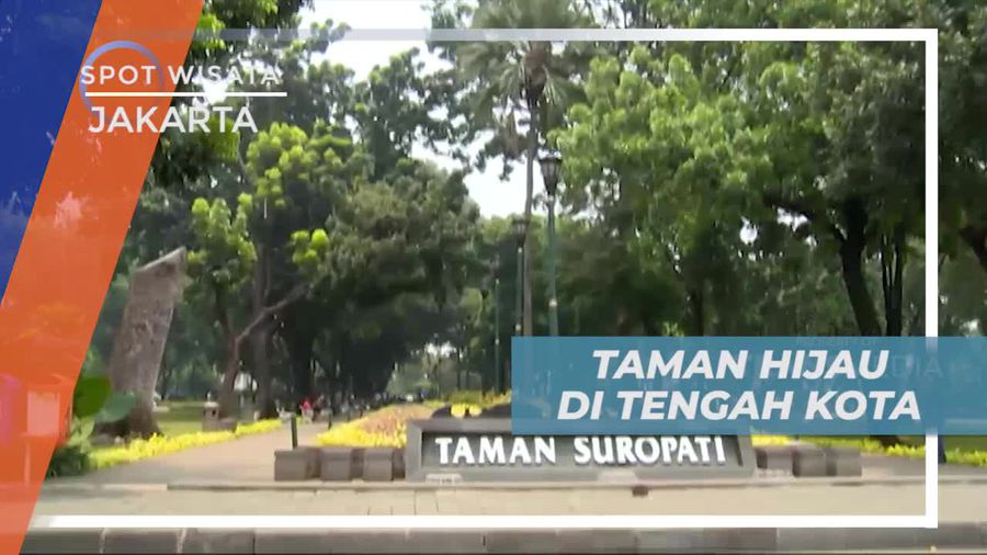 Ngadem Sejenak di Taman Hijau Tengah Kota Jakarta