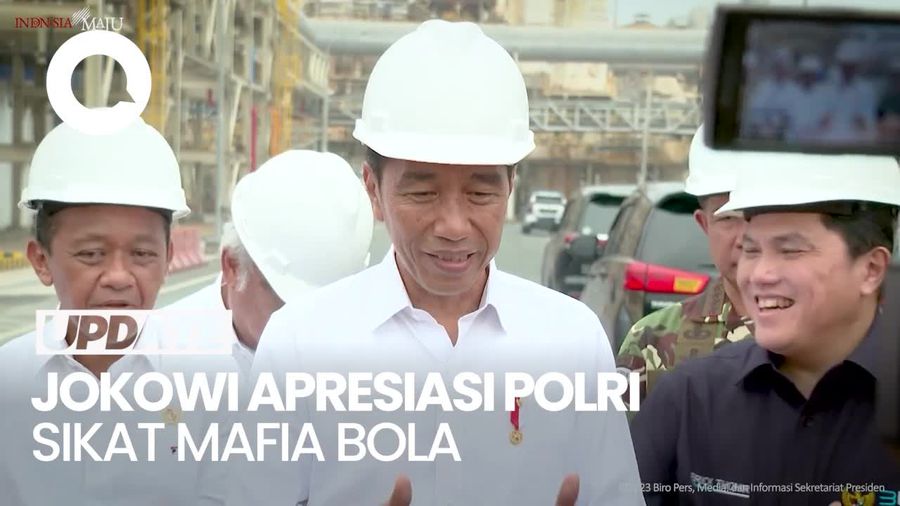 Kapolri Sikat Mafia Bola, Jokowi: Jangan Berhenti di Sini!