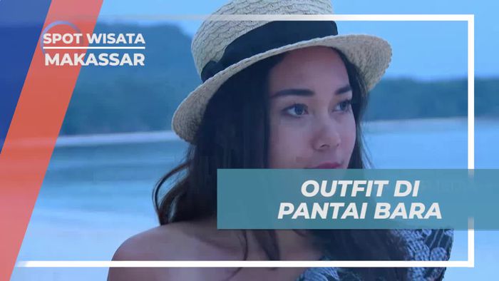 Berpose Bergaya Ala Model di Tepi Pantai Bara, Bulukumba