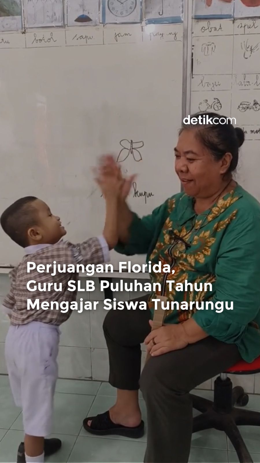 Viral Kesabaran Guru SLB di Medan