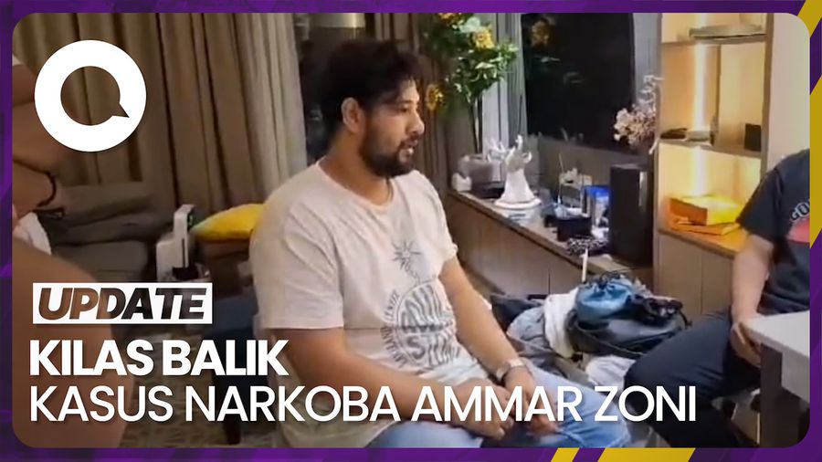 Lihat Lagi Tangis Ammar Zoni saat Ditangkap pada Maret Lalu