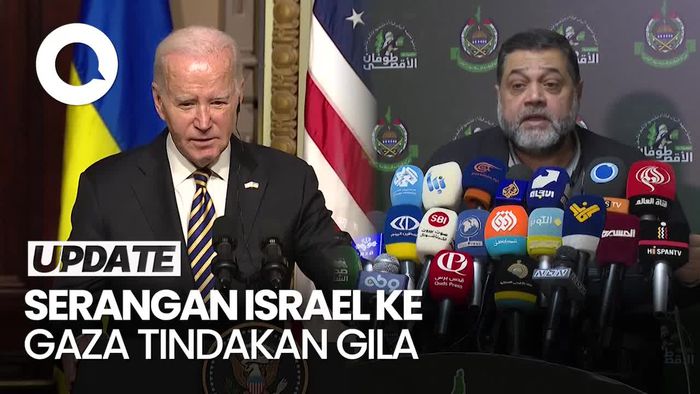 Hamas: Biden Sekarang Sadar Serangan Israel ke Gaza Tindakan Gila
