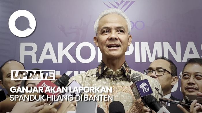 Ganjar Akan Laporkan soal 70 Baliho Hilang saat Kampanye Mahfud di Banten