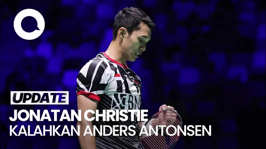Jonatan Christie Sungkurkan Antonsen di BWF World Tour Finals 2023