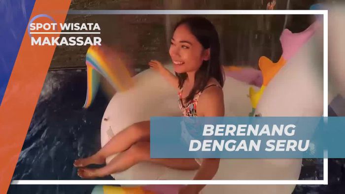 Seru-seruan Bermain di Air Terjun Buatan, Penginapan Makassar 