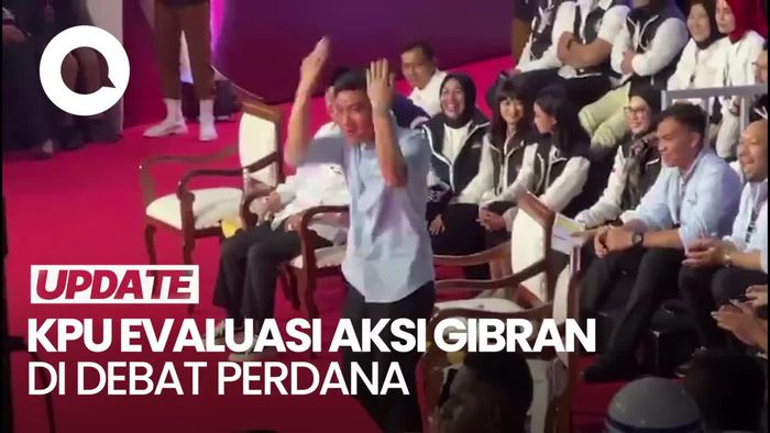 KPU Evaluasi Aksi Gibran yang Dianggap Mengompori saat Debat Capres