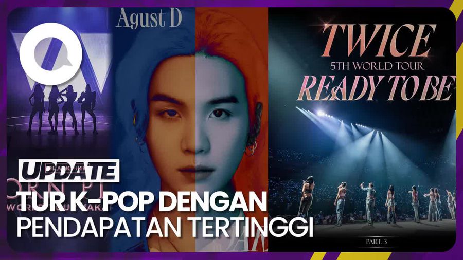 Daftar 10 Tur K-Pop dengan Pendapatan Tertinggi 2023