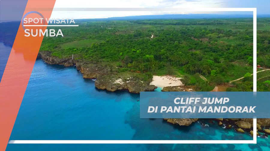 Mengasah Nyali, Serunya Melompat ke Pantai Mandorak dari Atas Tebing Tinggi, Sumba