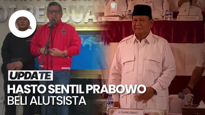 Hasto Sentil Prabowo Beli Alutsista: Perang yang Kita Hadapi Kemiskinan