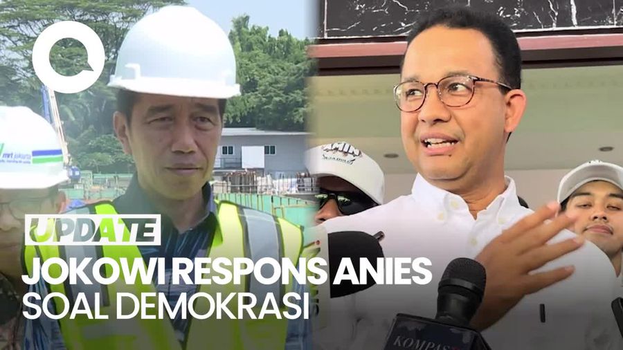 Anies Singgung Demokrasi, Jokowi: Ada yang Maki Presiden, Biasa Saja