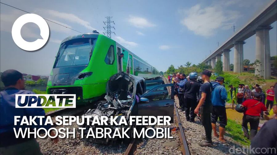 Fakta-fakta Terkait KA Feeder Whoosh Tabrak Mobil hingga 4 Tewas