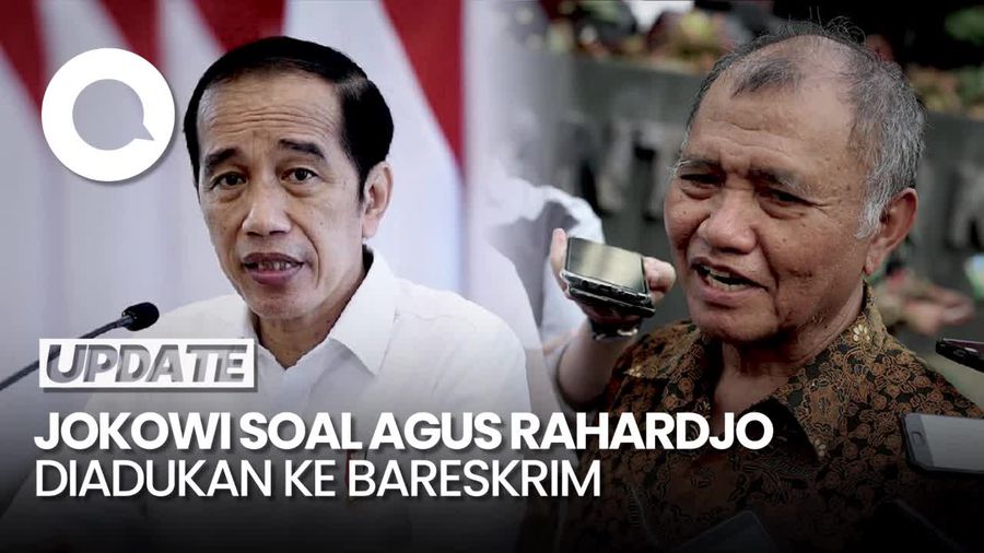 Jokowi Ngaku Belum Tahu soal Agus Rahardjo Diadukan ke Bareskrim
