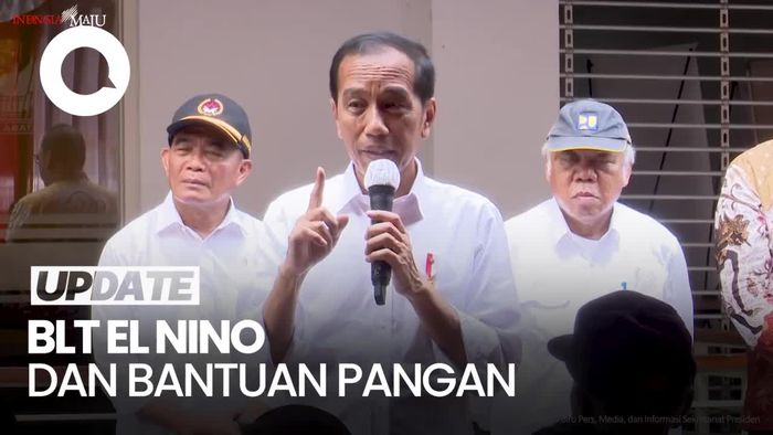 Momen Jokowi Bagikan BLT El Nino ke Warga Malang