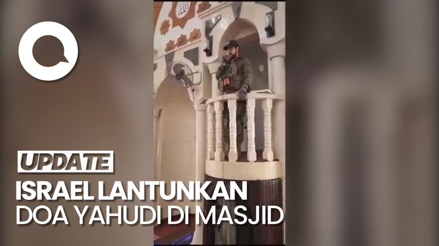 Makin Berulah! Aksi Tentara Israel Lantunkan Doa Yahudi di Masjid