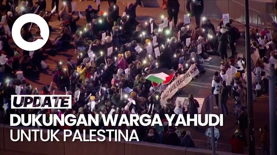 Warga Yahudi Gelar Aksi Bela Palestina di AS, Blokir Jalan Tol