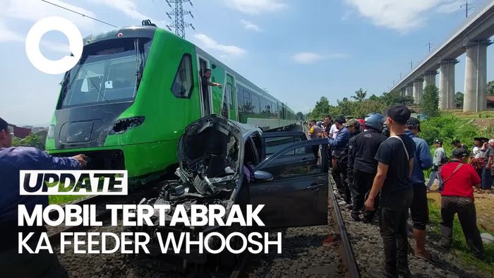 Korban Tewas Mobil Tertabrak KA Feeder Whoosh Jadi 4 Orang