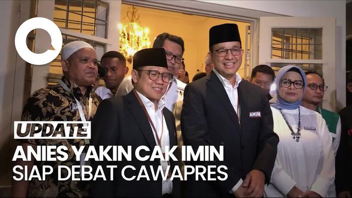 Anies Yakin Cak Imin Siap Debat Cawapres: Berpengalaman-Mumpuni
